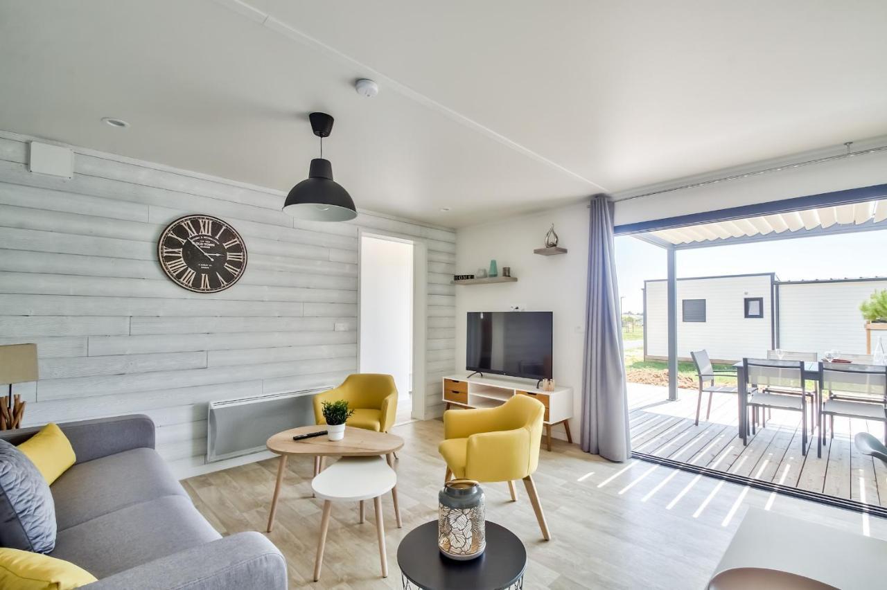 Chalet Pour 8 Dans Residence Avec Piscine Chauffee Brétignolles-sur-Mer Exteriér fotografie