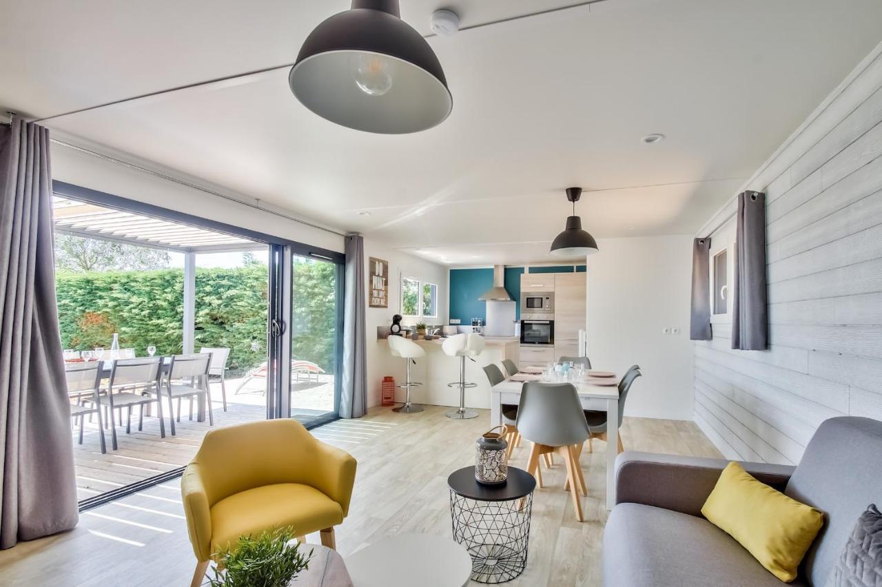 Chalet Pour 8 Dans Residence Avec Piscine Chauffee Brétignolles-sur-Mer Exteriér fotografie