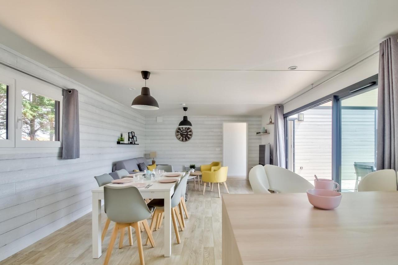 Chalet Pour 8 Dans Residence Avec Piscine Chauffee Brétignolles-sur-Mer Exteriér fotografie