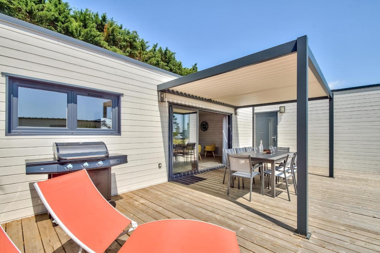 Chalet Pour 8 Dans Residence Avec Piscine Chauffee Brétignolles-sur-Mer Exteriér fotografie